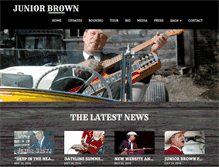 Tablet Screenshot of juniorbrown.com